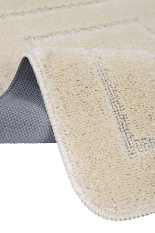 2 alfombras de baño - Crema - 50 x 80 / 40 x 50 cm