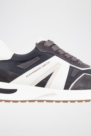 Sneakers - Wit, zwart en bruin