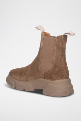 Nubuck Chelsea Boots - Bruin