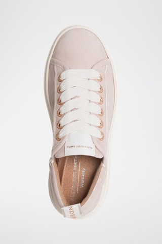 Baskets plateformes en cuir Wembley - Rose