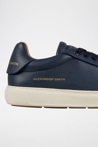 Leren Sneakers - Blauw