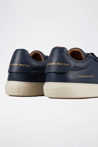 Leren Sneakers - Blauw