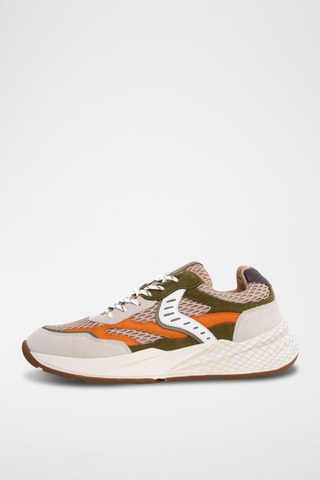 Baskets en nubuck - Beige