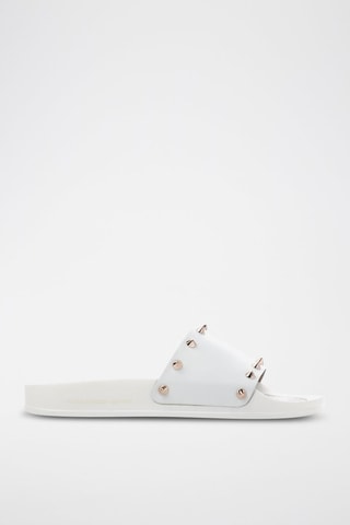 Mules en cuir Bristol-Asaubrd - Blanc