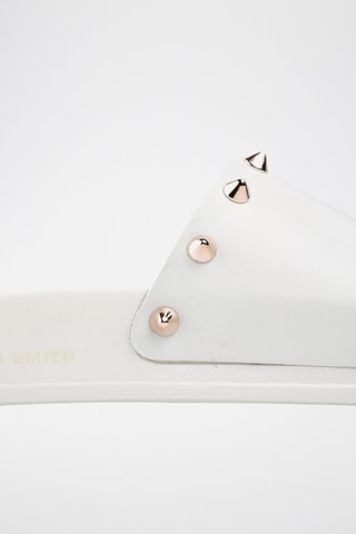 Mules en cuir Bristol-Asaubrd - Blanc