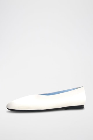 Leren Ballerina’s - Wit