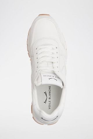 Baskets en cuir - Blanc et noir