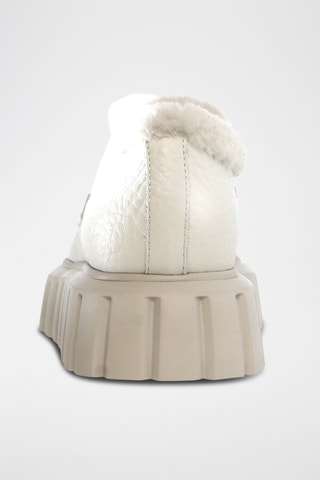 Leren Platform Mocassins Grenelle - Wit