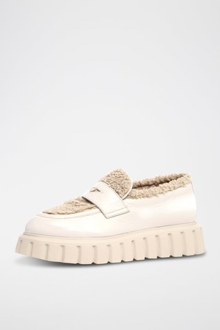 Leren Mocassins - Grijs