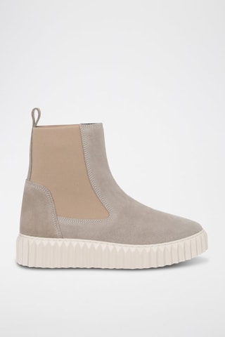Nubuck Chelsea Boots - Wit