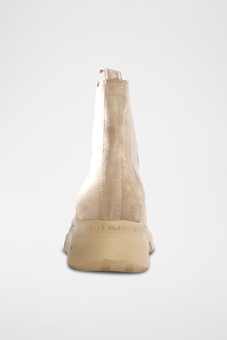 Leren Chelsea Enkellaarzen Twilly - Beige