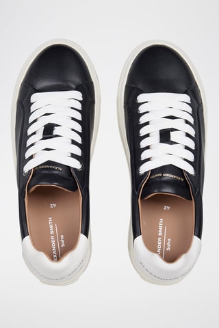 Leren Sneakers - Wit en zwart