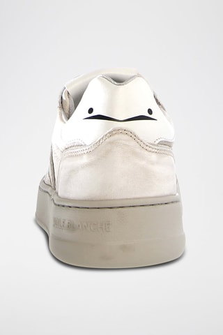 Baskets en cuir nappa Layton - Blanc