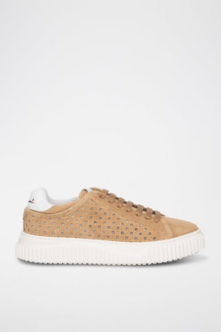 Baskets en nubuck - Camel