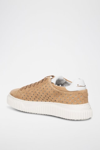 Baskets en nubuck - Camel