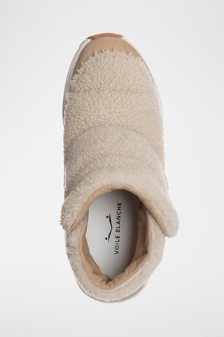 Hoge Leren Sneakers - Beige