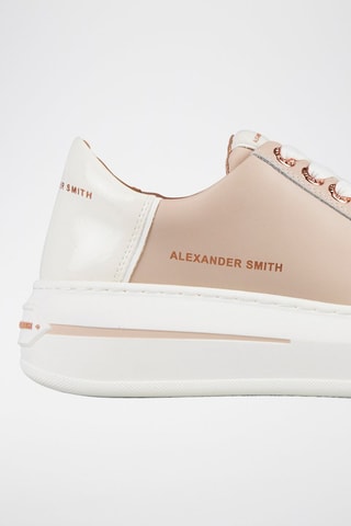 Baskets plateformes en cuir - Blanc