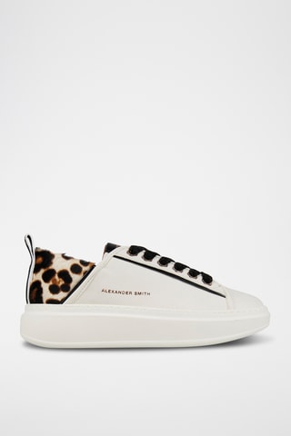 Baskets en cuir Wembley - Blanc