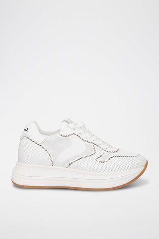 Leren Sneakers - Wit en zwart