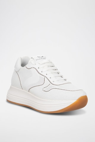 Leren Sneakers - Wit en zwart