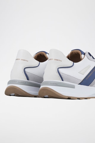 Sneakers Liverpool - Wit en blauw