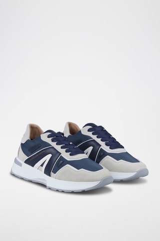Sneakers - Blauw en grijs