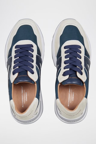Sneakers - Blauw en grijs