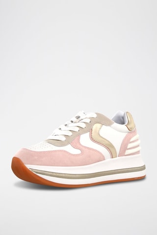Leren Sneakers - Roze