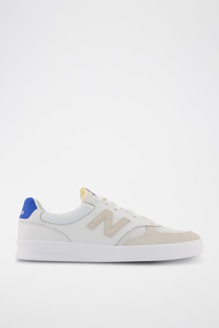 Sneakers en nubuck 300 court Blanc et bleu