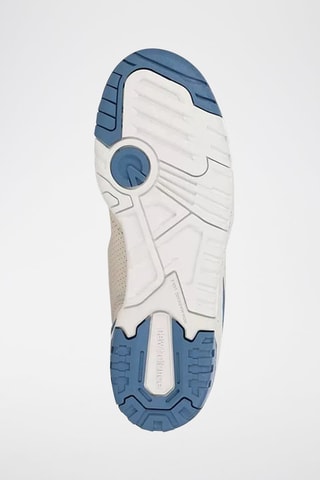 Baskets en cuir 550 - Blanc et bleu