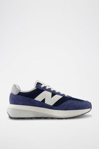 Baskets en nubuck 370 - Bleu marine