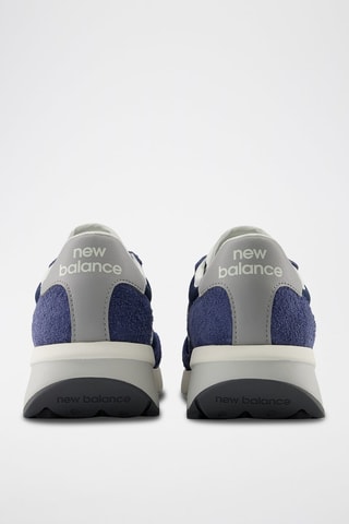 Baskets en nubuck 370 - Bleu marine