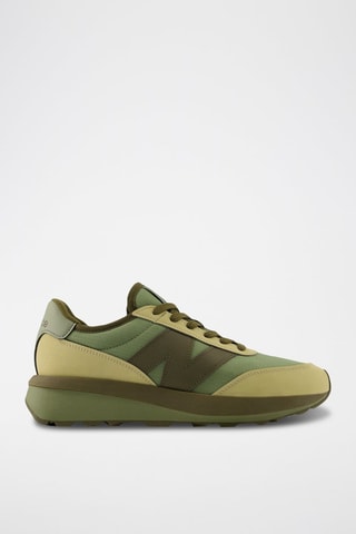 Baskets en nubuck 370 - Vert