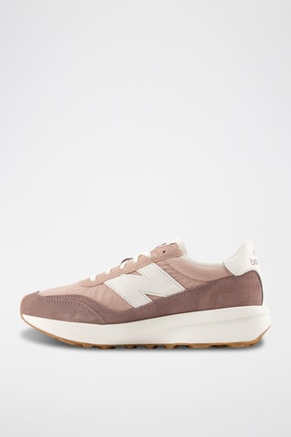 Baskets en nubuck 370 - Vieux rose