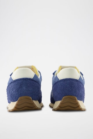 Baskets en nubuck 471 - Bleu marine