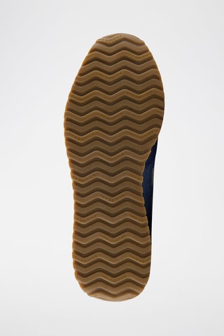 Baskets en nubuck 471 - Bleu marine