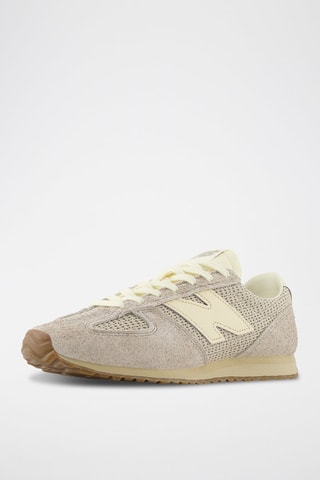 Baskets en nubuck 471 - Gris clair