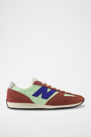 Baskets en nubuck 471 - Vert