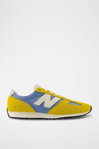 Baskets en nubuck 471 - Moutarde