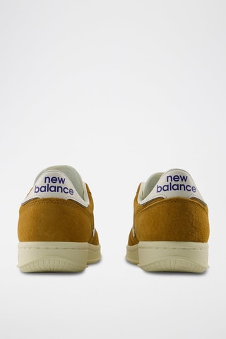 Baskets en nubuck 500 - Moutarde et blanc