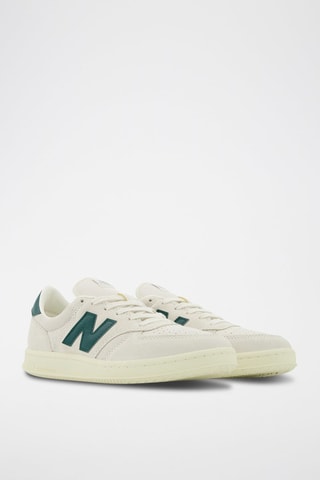 Baskets en nubuck 500 - Blanc et vert