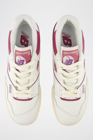 Baskets en cuir 550 - Blanc et violet