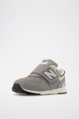 Baskets en cuir 574 - Gris