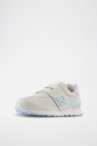 Baskets 515 - Gris clair et rose