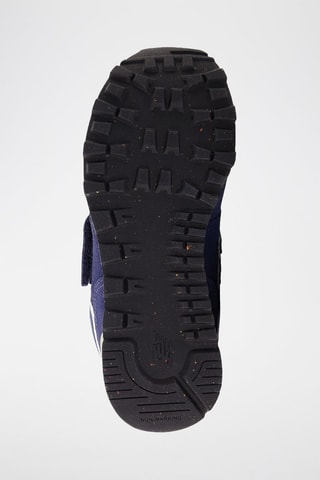 Baskets en nubuck 574 - Bleu marine