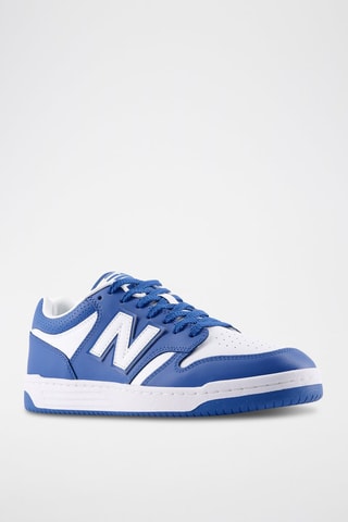 Baskets en cuir 480 - Bleu roi