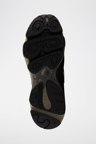 Sneakers en nubuck 1000 - Gris foncé et noir