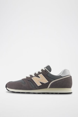Sneakers en nubuck 373 - Marron