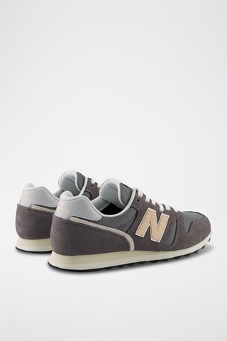 Sneakers en nubuck 373 - Marron