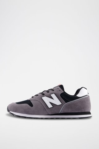 Sneakers en nubuck 373 - Gris clair